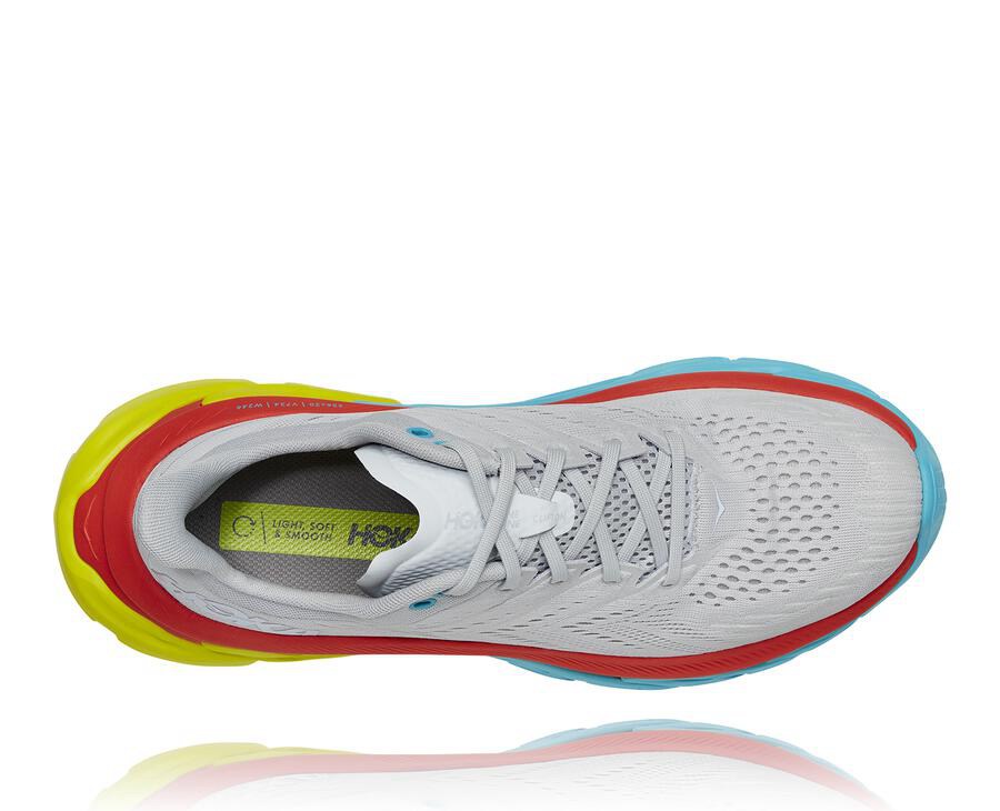 Hoka Australia One One Clifton Edge - Mens Running Shoes Grey - IXTCK-7591